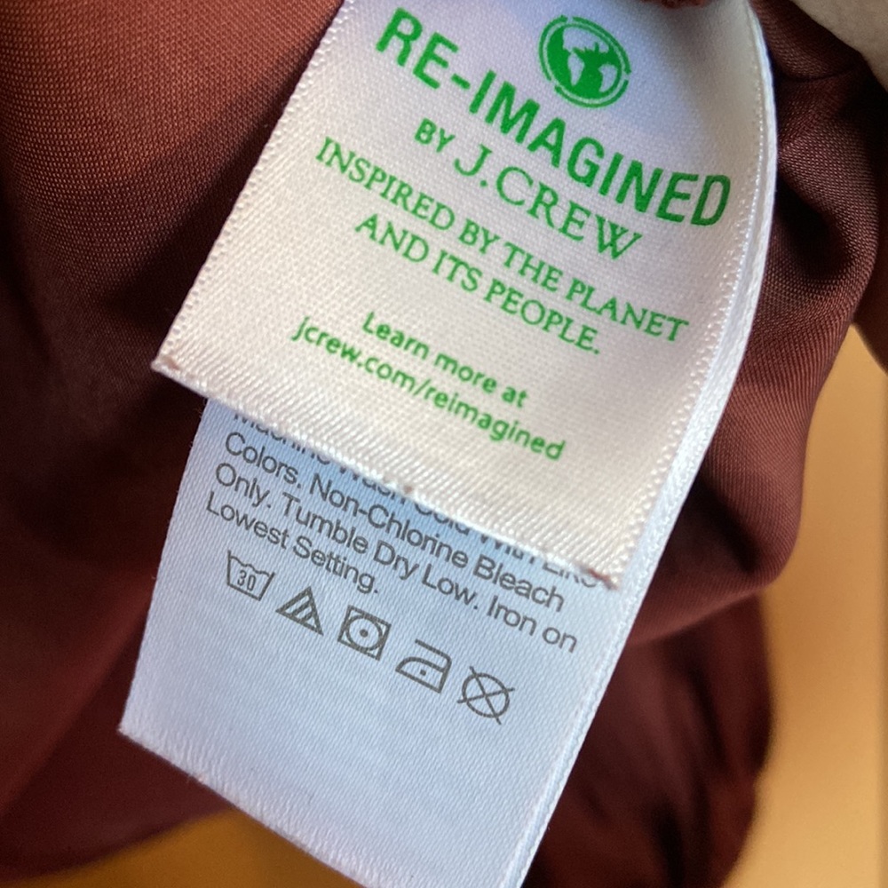 J. Crew Silky Shirt size Large - Picture 4 of 12